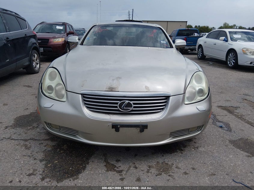 LEXUS SC 430 2002 VIN JTHFN48Y020008162