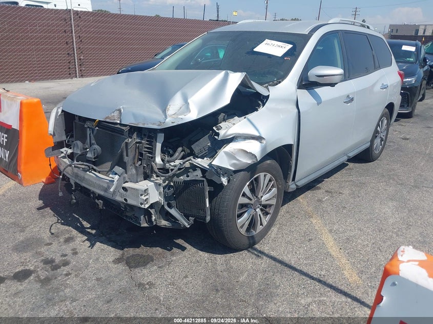 Vin: 5n1dr2mn8kc624148, lot: 46712811, nissan pathfinder sl 20192