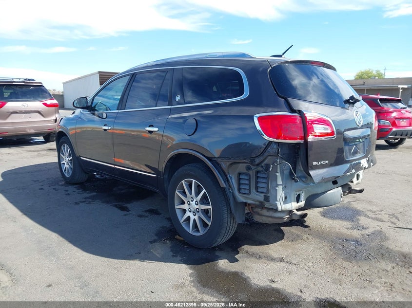 Vin: 5gakrbkd0hj185684, lot: 46712818, buick enclave leather 20173