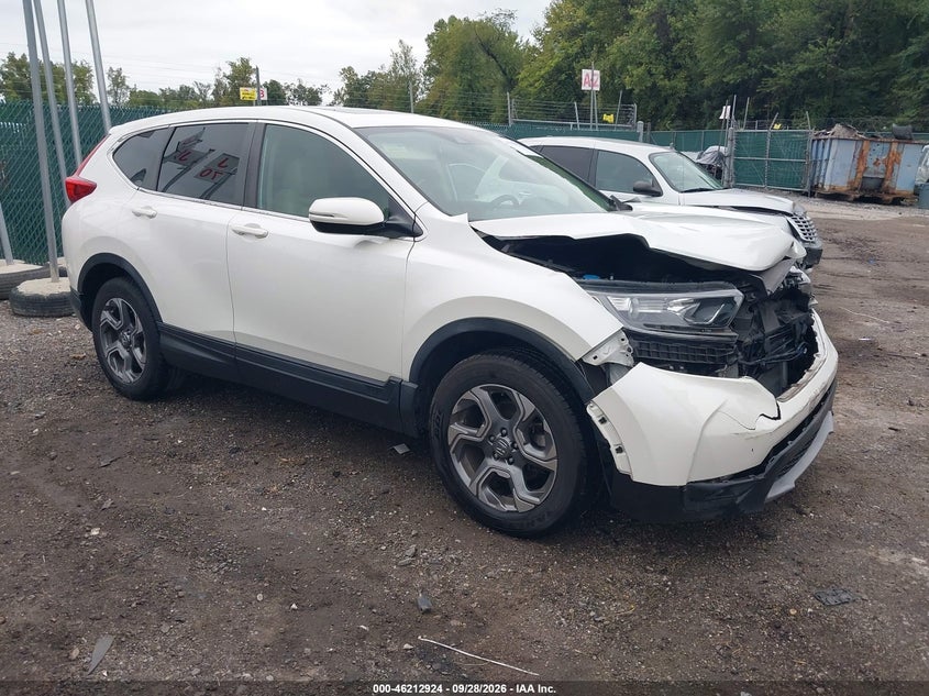 2018 Honda Cr-V Ex, Front & Rear, IAAI, VIN 5J6RW2H57JL037364