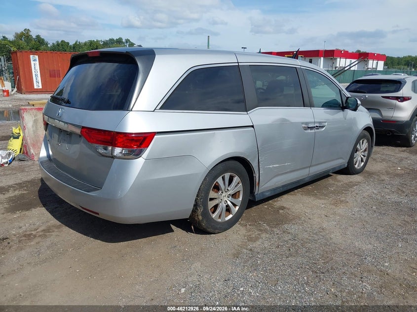 Vin: 5fnrl5h68fb053303, lot: 46712849, honda odyssey ex-l 20154