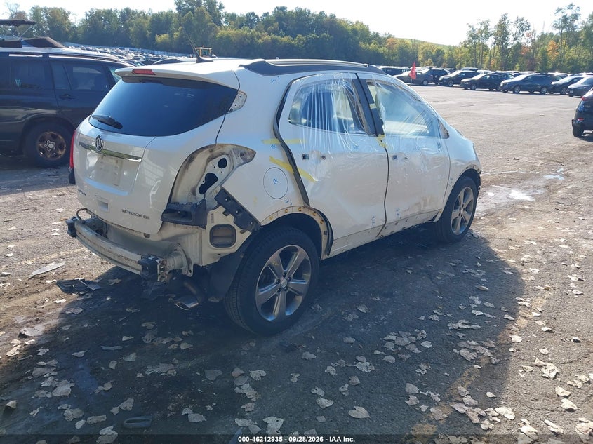 Vin: kl4cjbsb2eb642066, lot: 46712857, buick encore convenience 20144