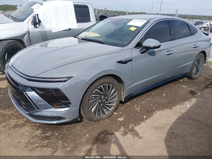 Vin: kmhl34jj2sa123777, lot: 46712864, hyundai sonata hybrid sel 20252