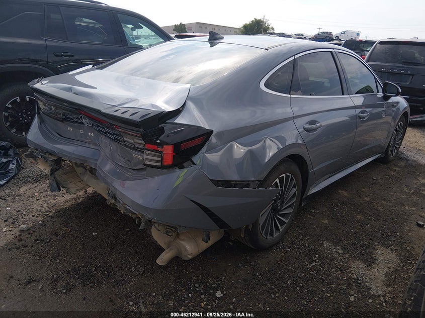 Vin: kmhl34jj2sa123777, lot: 46712864, hyundai sonata hybrid sel 20254