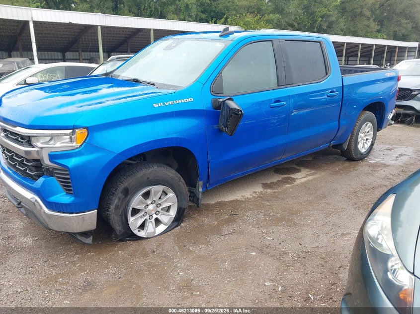 Vin: 1gcukded1sz170512, lot: 46713009, chevrolet silverado 1500 4wd  standard bed lt 20252