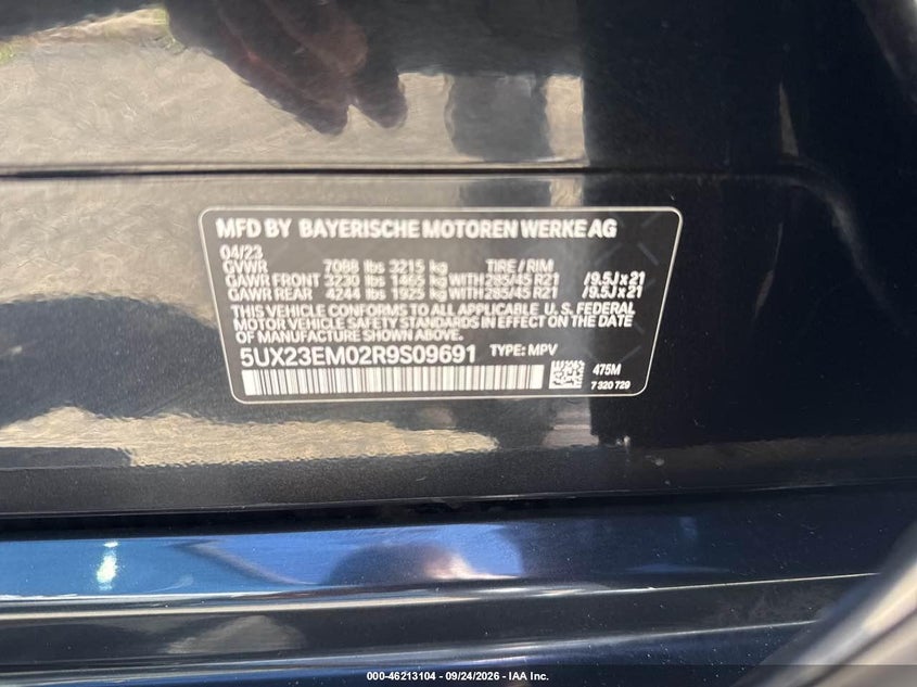 2024 BMW X7 XDRIVE40I · Фото 9