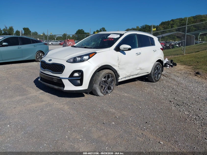 2020 Kia Sportage Ex, Левый бок, IAAI, VIN KNDPN3AC2L7838861 — фото 2