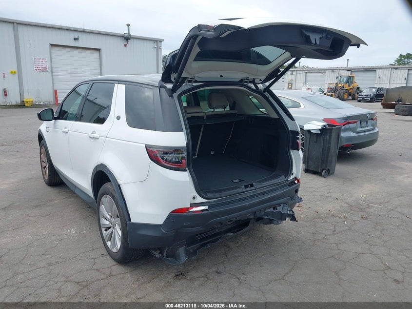 Vin: salcp2fxxlh841086, lot: 46713041, land rover discovery sport se 20203