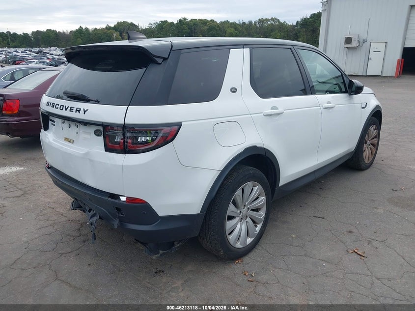 Vin: salcp2fxxlh841086, lot: 46713041, land rover discovery sport se 20204