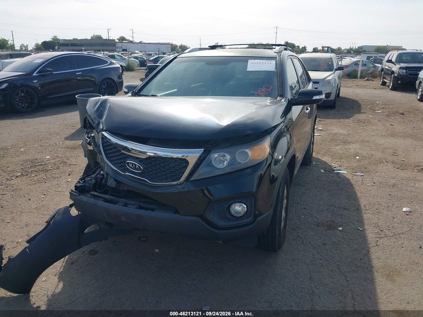 Vin: 5xykt3a69dg355513, lot: 46713044, kia sorento lx 20132