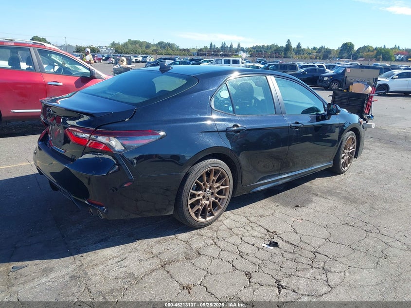 Vin: 4t1t11bk2ru122259, lot: 46713059, toyota camry se nightshade 20244