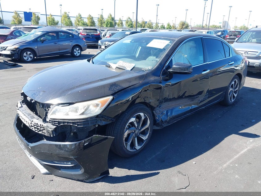 Vin: 1hgcr3f02ha018082, lot: 46713063, honda accord ex-l v6 20172