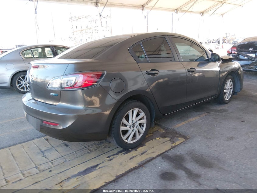 Vin: jm1bl1v89d1713855, lot: 46713076, mazda mazda3 i touring 20134