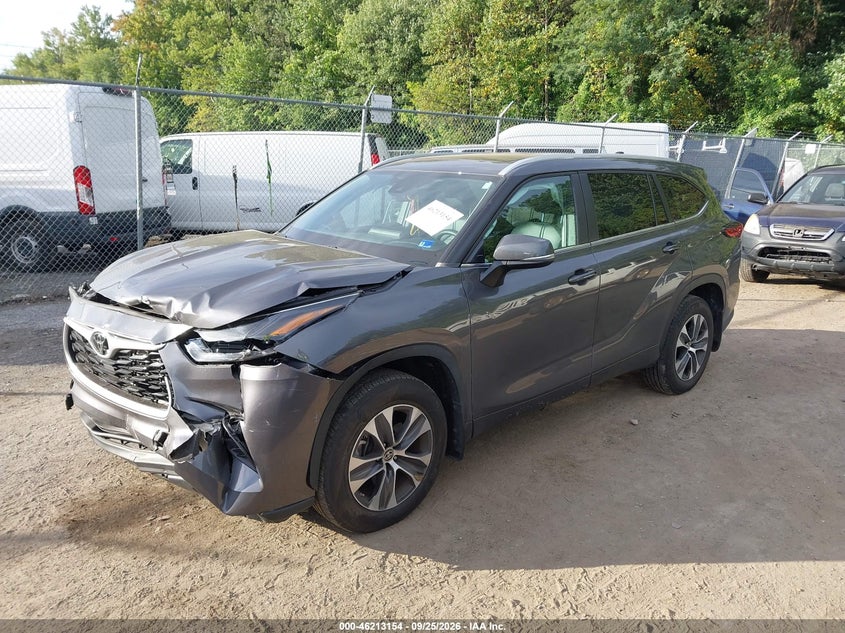 Vin: 5tdkdrbh7ps036408, lot: 46713077, toyota highlander xle 20232