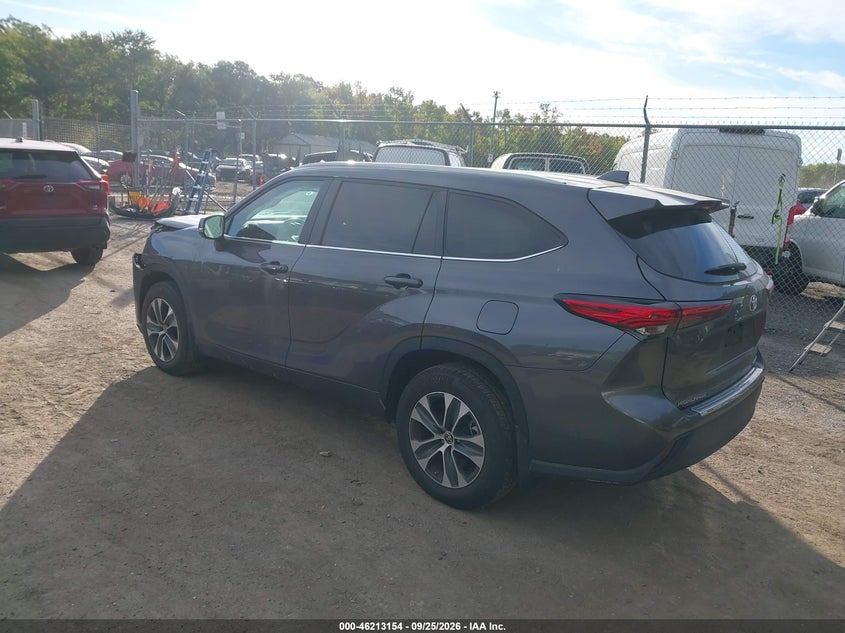Vin: 5tdkdrbh7ps036408, lot: 46713077, toyota highlander xle 20233