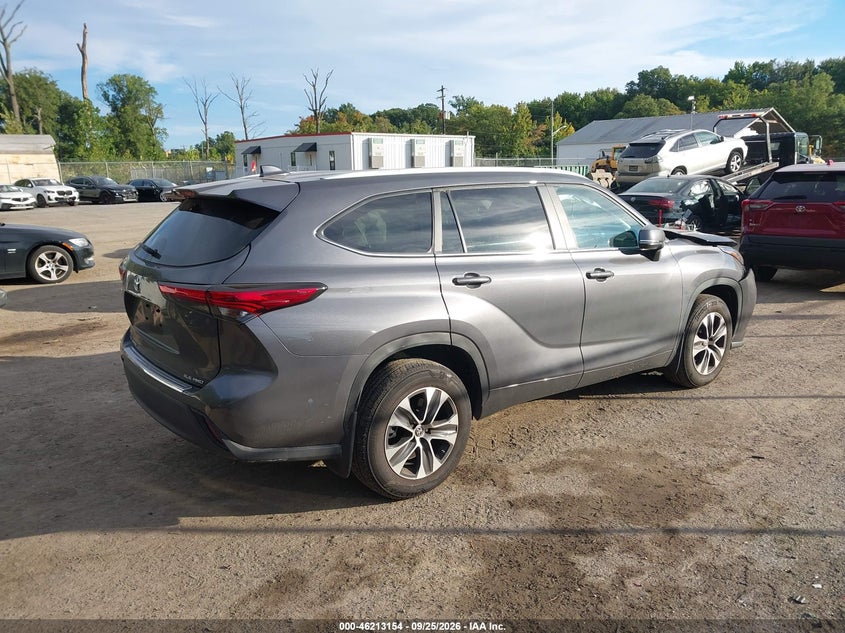 Vin: 5tdkdrbh7ps036408, lot: 46713077, toyota highlander xle 20234