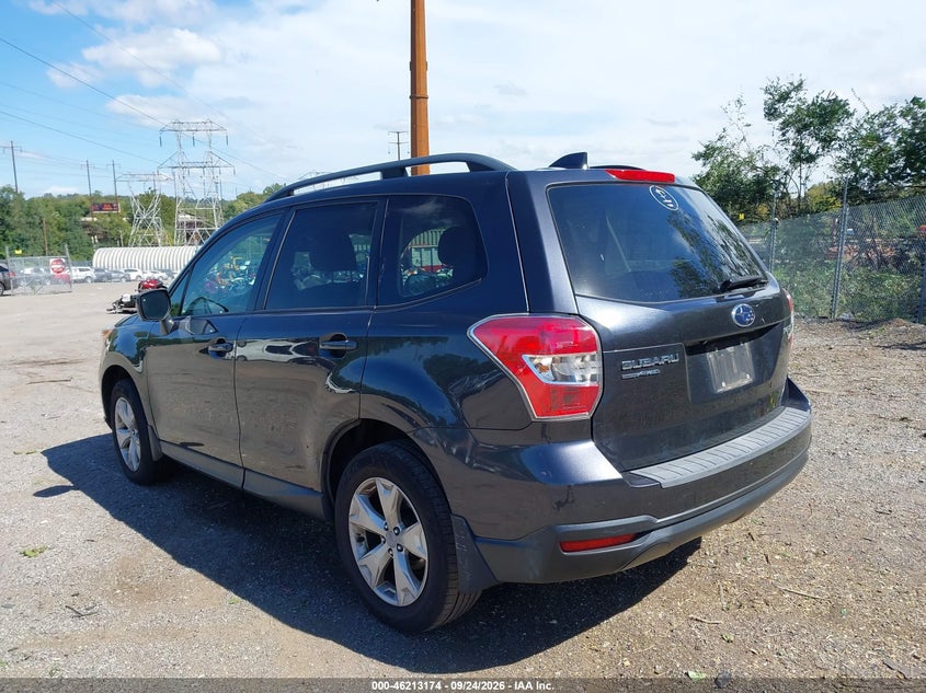 Vin: jf2sjadc5gh467427, lot: 46713097, subaru forester 2.5i premium 20163