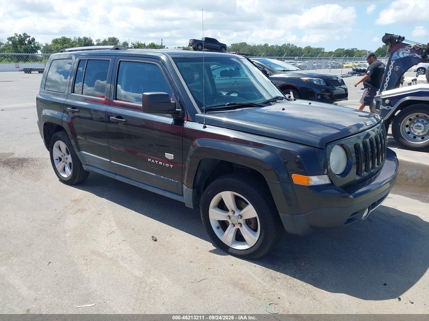 Vin: 1j4nf4gb6bd165107, lot: 46713134, jeep patriot latitude x 2011 img_1
