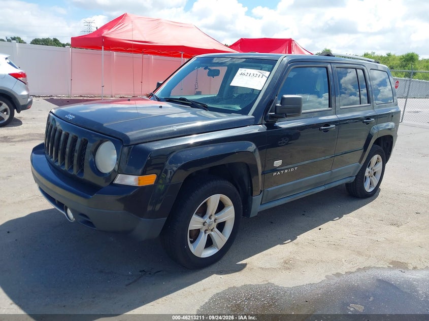 Vin: 1j4nf4gb6bd165107, lot: 46713134, jeep patriot latitude x 20112