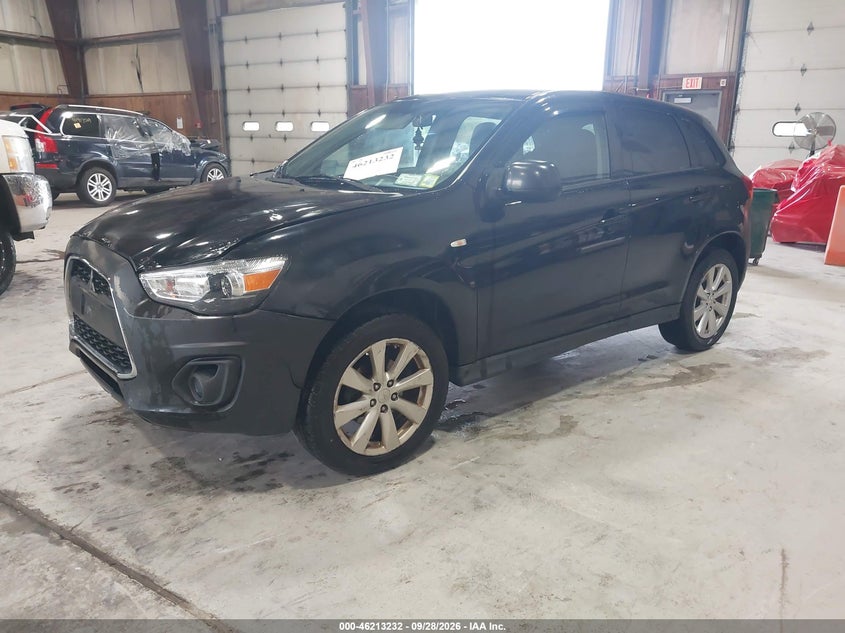 2015 Mitsubishi Outlander Sport Es, Обычный износ, IAAI, VIN 4A4AR3AW3FE043590 — фото 2