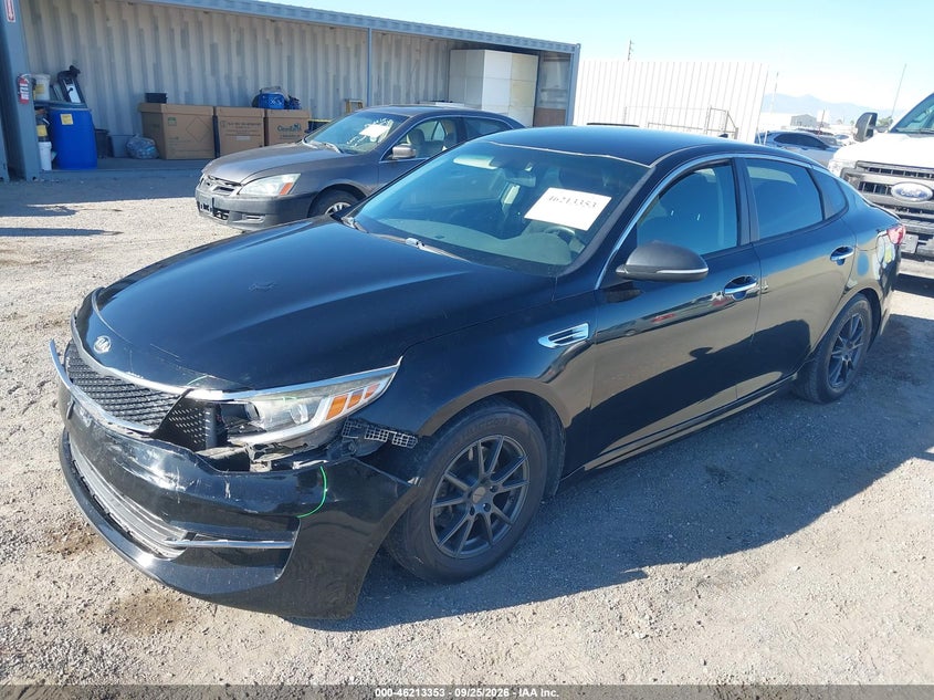 2016 Kia Optima, Удар спереду, IAAI, VIN 5XXGT4L39GG099025 — фото 2