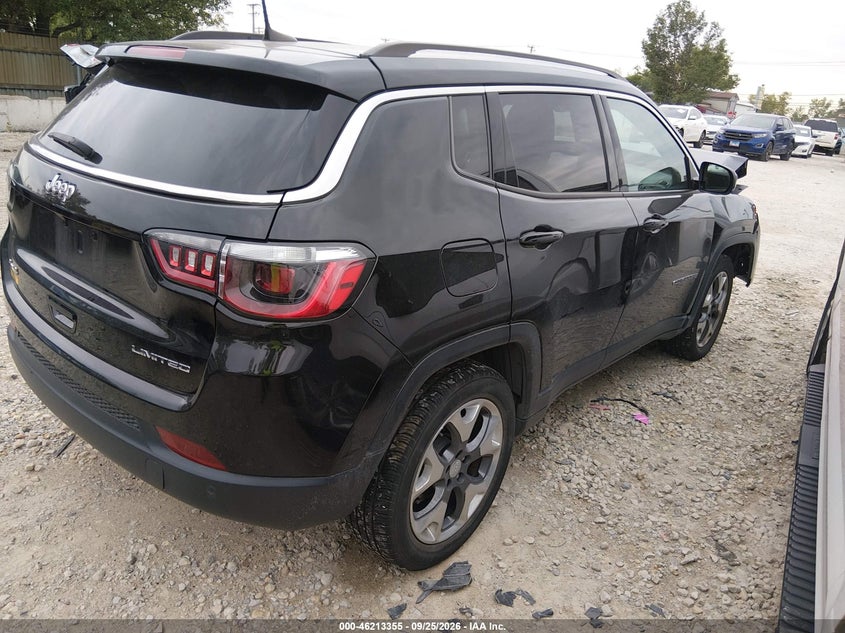 Vin: 3c4njdcb1mt595473, lot: 46713278, jeep compass limited 20214