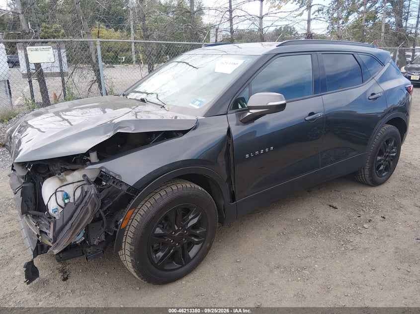Vin: 3gnkbhr44ls647089, lot: 46713303, chevrolet blazer awd 2lt 20202