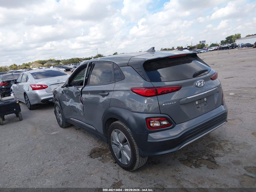 Vin: km8k33ag6mu131246, lot: 46713327, hyundai kona electric limited 20213