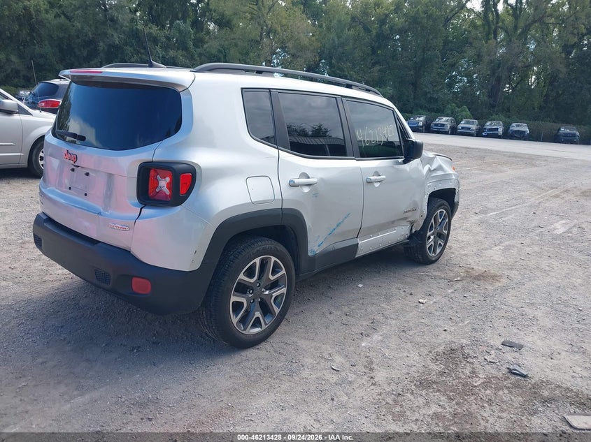 Vin: zaccjbbb7hpe73520, lot: 46713351, jeep renegade latitude 4x4 20174