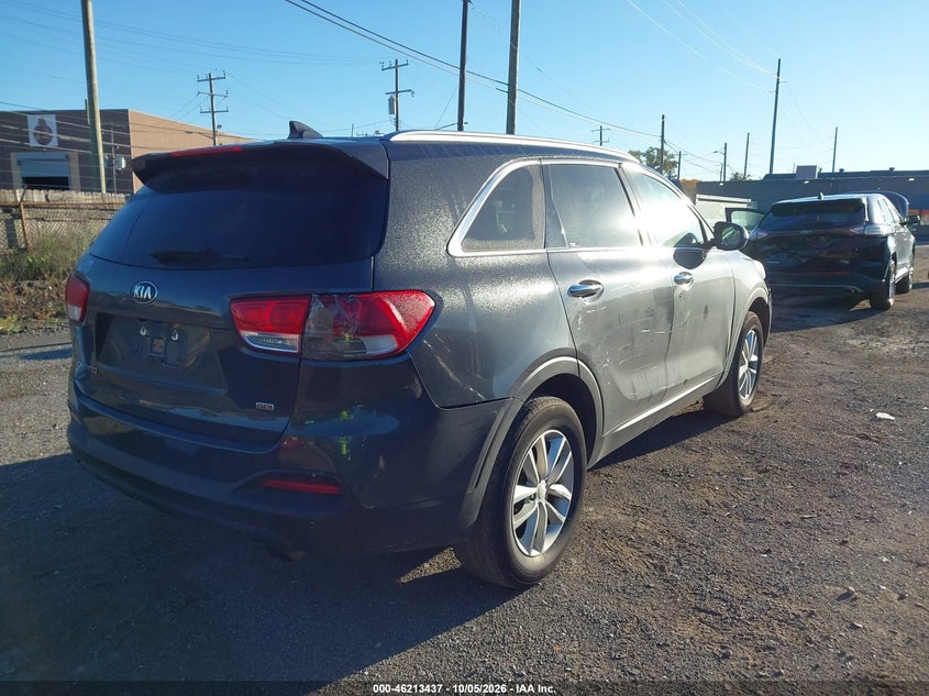Vin: 5xypg4a36hg299459, lot: 46713360, kia sorento 2.4l lx 20174