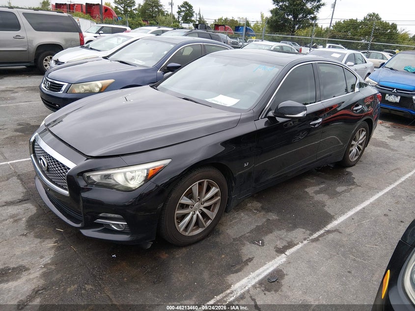 Vin: jn1bv7ar4fm408196, lot: 46713383, infiniti q50 premium 20152