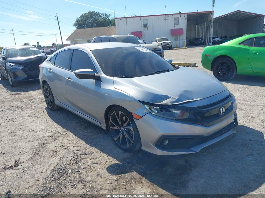 Vin: 2hgfc2f81lh589930, lot: 46713387, honda civic sport 2020 img_1