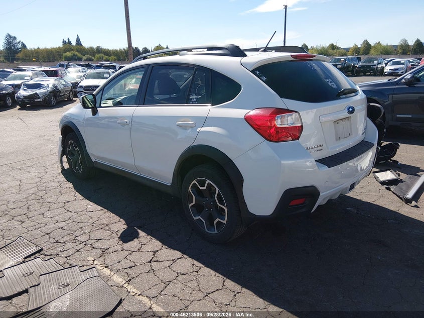 Vin: jf2gpacc7e8295002, lot: 46713429, subaru xv crosstrek 2.0i premium 20143