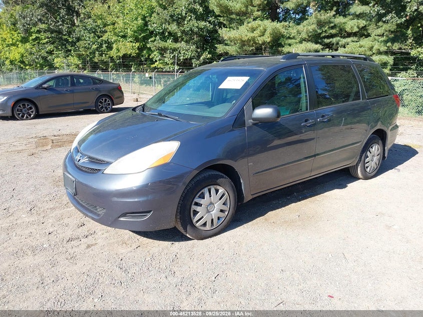 2007 Toyota Sienna Ce, По кругу, IAAI, VIN 5TDZK23CX7S061589 — фото 2