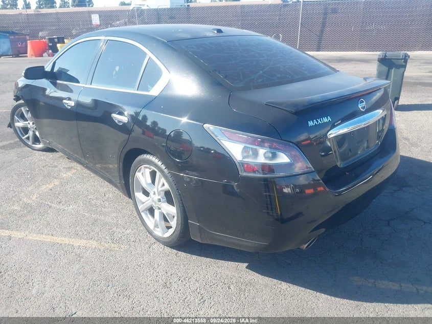 Vin: 1n4aa5ap9cc855606, lot: 46713481, nissan maxima 3.5 sv 20123