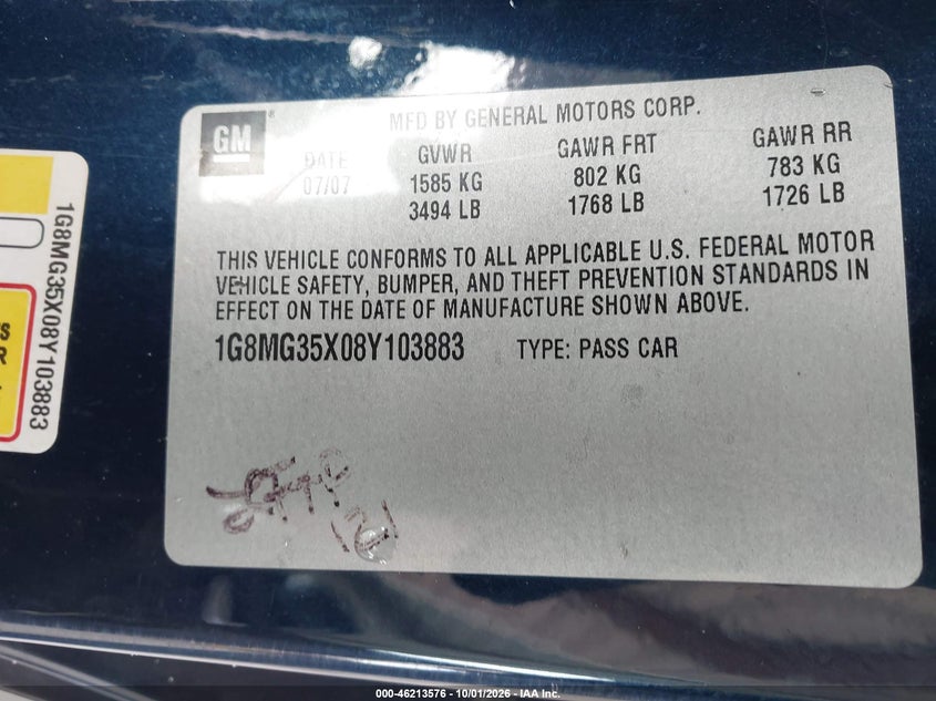 2008 SATURN SKY RED LINE · Фото 9