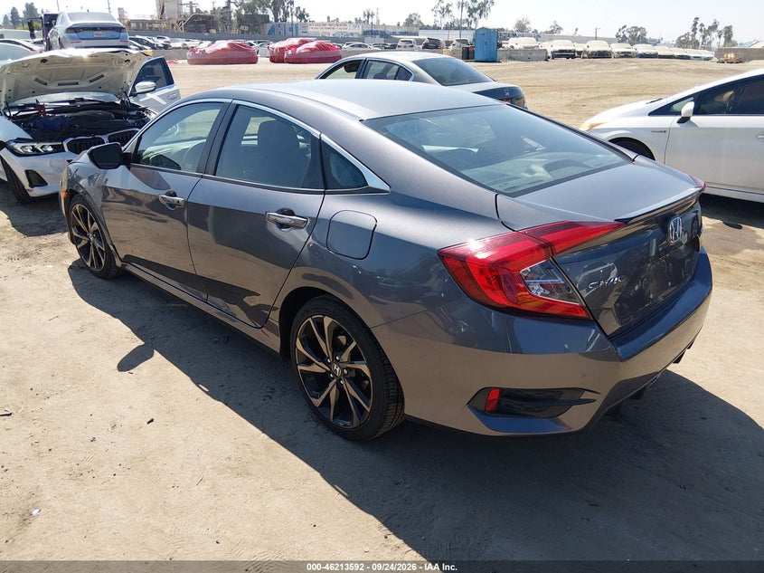 Vin: 2hgfc2f88lh586409, lot: 46713515, honda civic sport 20203