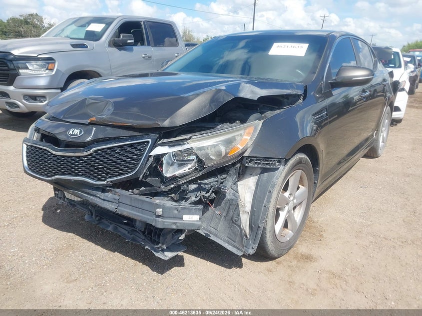 Vin: 5xxgm4a71eg329799, lot: 46713558, kia optima lx 20142