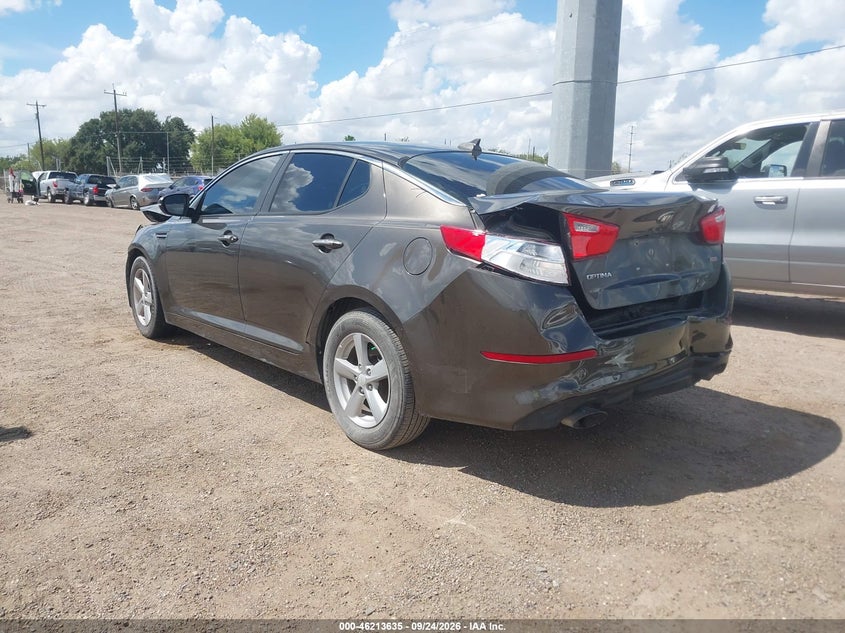 Vin: 5xxgm4a71eg329799, lot: 46713558, kia optima lx 20143