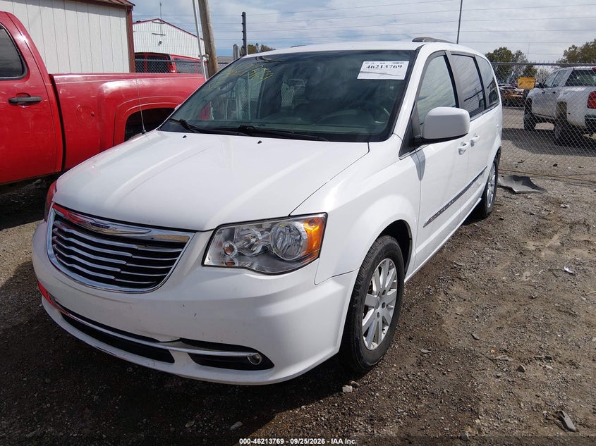 2016 Chrysler Town & Country, Правий зад, IAAI, VIN 2C4RC1BGXGR206229 — фото 2