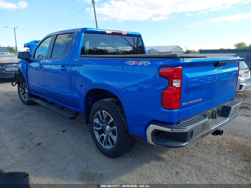 Vin: 1gcpkkek4sz219170, lot: 46713700, chevrolet silverado 1500 4wd  short bed lt with 2fl 20253