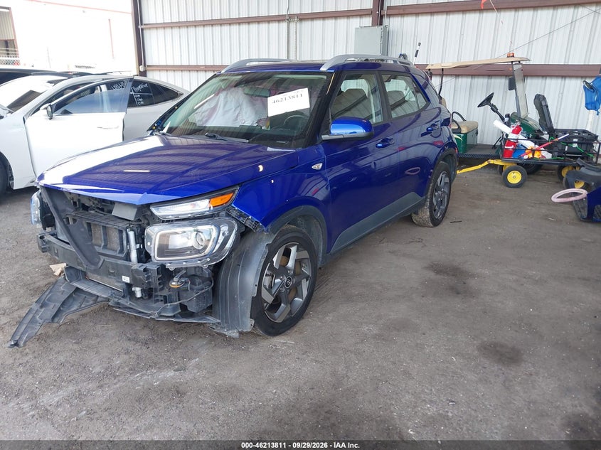 2022 Hyundai Venue Sel, Front End, IAAI, VIN KMHRC8A39NU191869 — photo 2