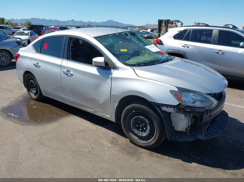 Vin: 3n1ab7ap6hl660208, lot: 46713743, nissan sentra sv 2017 img_1
