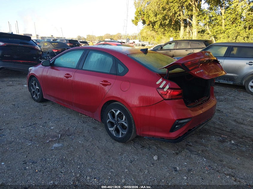 Vin: 3kpf24ad6ke094876, lot: 46713749, kia forte lxs 20193