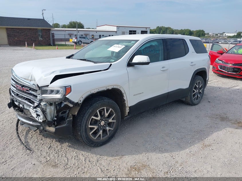 2020 GMC Acadia Fwd Sle, Front End, IAAI, VIN 1GKKNKLA3LZ194392 — photo 2