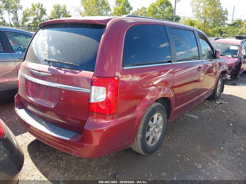 Vin: 2a4rr5dg3br716430, lot: 46713776, chrysler town & country touring 20114