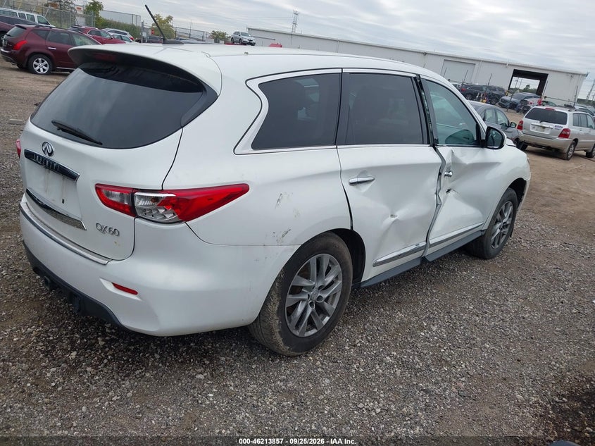 Vin: 5n1al0mm1ec507225, lot: 46713780, infiniti qx60 20144
