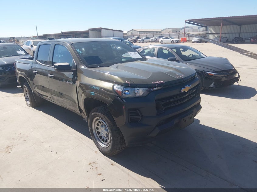 Vin: 1gcgsbec2p1165527, lot: 46713792, chevrolet colorado 2wd  short box wt 20231