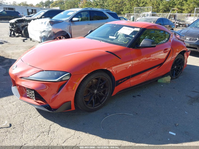 Vin: wz1db0g07rw063965, lot: 46713821, toyota gr supra 45th anniversary edition 20242