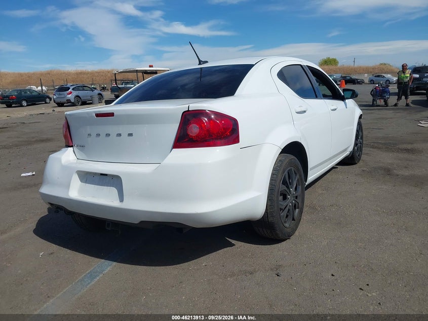 Vin: 1c3cdzabxen217172, lot: 46713836, dodge avenger se 20144
